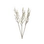 Decorative firethorn branch FENNA, berries, 3 pieces, glitter, gold, 33"/85cm