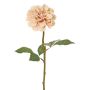 Artificial dahlia BREDANA, light pink, 60cm, Ø11cm