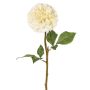 Artificial dahlia BREDANA, cream, 60cm, Ø11cm