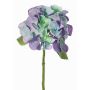 Artificial hydrangea CHIDORI, purple-blue-green, 30cm, Ø13cm