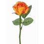 Faux rose GABI, orange, 12"/30cm, Ø2.4"/6cm