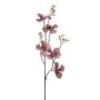 Artificial branch of dogwood KROVEX, purple-gold, 28"/70cm