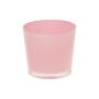 Glass planter ALENA, pink, 4.9"/12,5cm, Ø5.2"/13,3cm
