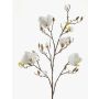 Artificial magnolia LILO, cream, 4ft/110cm, Ø 2"-3.5"/5-9cm