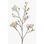 Artificial magnolia LILO, white-pink, 4ft/110cm, Ø 2"-3.5"/5-9cm