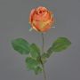 POPI decorative artificial rose, orange-pink, 55cm, Ø7cm