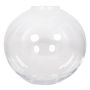Glass ball vase GIANIS, transparent, 14"/36cm, Ø15"/39cm