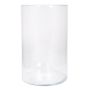 Cylindrical glass vase SANYA OCEAN, clear, 12"/30cm, Ø7"/19cm