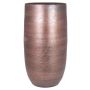 Ceramic vase AGAPE with texture, copper, 20"/50cm, Ø10"/24,5 cm