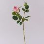 Artificial rose RENESMEE, pink, 45cm, Ø6cm