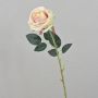 Artificial rose ELEAZAR, cream-pink, 65cm