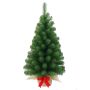 Artificial Christmas tree WARSZAWA, jute sack, red bow, 90cm, Ø50cm