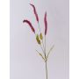 Artificial grass Liriope branch JELIKANTA with panicles, burgundy red, 30"/75cm
