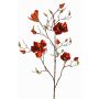 False magnolia branch JACKA, dark orange, 3ft/105cm