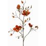 False magnolia branch JACKA, orange, 3ft/105cm