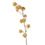 Artificial Physalis branch AINOS, fruits, glitter, beige, 80 cm