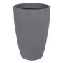 PINIOS plastic flowerpot, stone-effect, grey, 77cm, Ø53cm