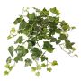 Artificial Ivy Hanger ARJANA, stick, crossdoor, green and white, 50cm