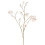 Artificial Lunaria branch KONIA, cream, 37"/95cm