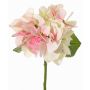 CHIDORI artificial hydrangea, cream-pink-green, 30 cm, Ø 13 cm