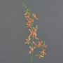 Artificial flower branch Cattleya orchid TRASSA, orange-yellow, 31"/80cm