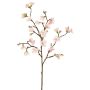 Decorative apple blossom branch SADAKA with flowers, light pink, 28"/70cm