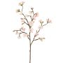 Decorative apple blossom branch SADAKA with flowers, light pink, 28"/70cm