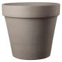 Terracotta flower pot NUVENS, taupe, 28"/70cm, Ø31"/79cm