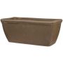 MUKIL terracotta planter, brown, 51 x 19 x 19 cm