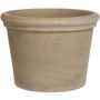 NORETH terracotta flowerpot, textured, brown, 32 cm, Ø36 cm