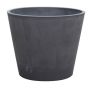 SUAVIA flower pot made of wood-concrete, anthracite, 60 cm, Ø80 cm
