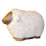 ZENARA ceramic sheep figurine, glazed, white, 35 x 21 x 23 cm