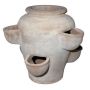 ILMORA terracotta herb tiered planter, handmade, brown, 48cm, Ø50cm