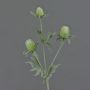 Artificial thistle SVEA, green, 16"/40cm, Ø 0.8"-1.2"/2-3cm