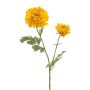 LOLYN artificial ranunculus, yellow, 65cm