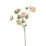 Artificial ranunculus DAVELLA, pink-cream, 31"/80cm