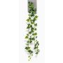 Decorative ivy garland MAJA, green-white, 6ft/180cm