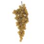 Plastic fruit – grapes – ALBANO, yellow-green, 17cm, Ø7cm