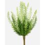 Faux heather ELSAWO on a stake, crossdoor, white-green, 12"/30cm