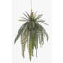 Artificial sword fern hanging basket MAXROL, root ball, roots, hanging, green, 33"/85cm