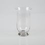 Lantern/vase LEA AIR made of glass, clear, 9.45"/24cm, Ø 5.51"/14cm
