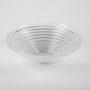 Grooved glass bowl SELMA made of glass, clear, 2.76"/7cm, Ø 9.06"/23cm