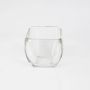 Square decorative glass / flower pot SISKO, clear, 3.7"x3.7"x3.7" / 9,5x9,5x9,5cm