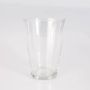 Conical glass table vase JENNY EARTH, clear, 7.7" / 19,5cm, Ø 5.5" / 14cm