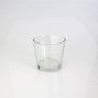 Small glass vase / storm lantern ALENA, clear, 4.1" / 10,5cm, Ø4.5" / 11,5cm