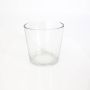 Big glass container / flower pot ALENA, clear, 7.5" / 19cm, Ø7.3" / 18,5cm