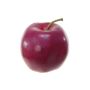 Decorative fruit: HENNY apple, red, 3.1"/8cm, Ø3.3"/8.5cm