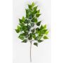 Decorative birch twig HENRIK, flame retardant, green, 28"/70cm