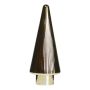 RICON decorative glass Christmas tree, metallic, gold, 26cm, Ø9.5cm