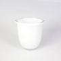 Urn / orchid pot FYNN, white, 5.9" / 15cm, Ø5.3" / 13,5cm